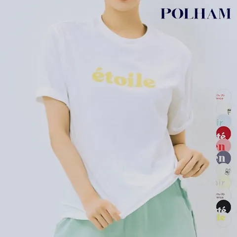 여성 그래픽 반팔 티셔츠 PHB2TR2010 428519