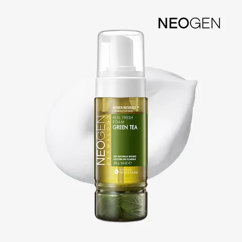 리얼 프레쉬폼 그린티 160g (버블폼/수분진정)