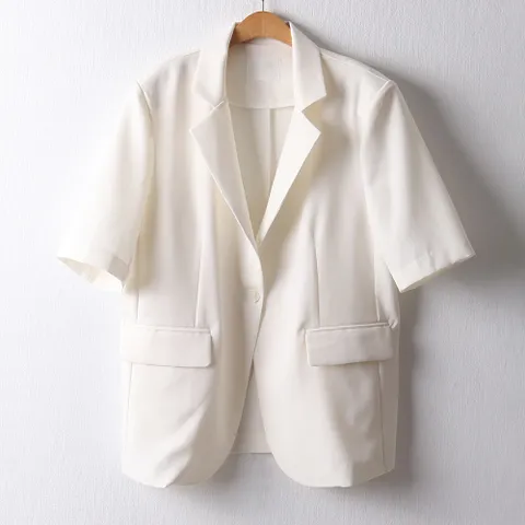 아이우먼 베이직버튼썸머자켓 LTD947M107 빅사이즈