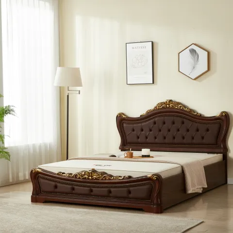 CJx여명흙침대 확장형황토볼 로얄엔틱 퀸Q 흙침대