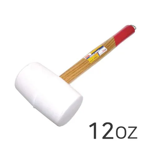 코이코 KRH_12W 화이트 고무 망치 12oz KOIKO KRH12W 고무 12oz KOIKO