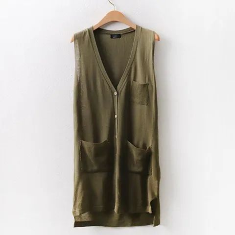 여름 포켓 맥시 니트 반팔티 1076273S 빅사이즈 여성