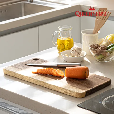 퀸센스 트림버시 핸드메이드 통원목도마 대