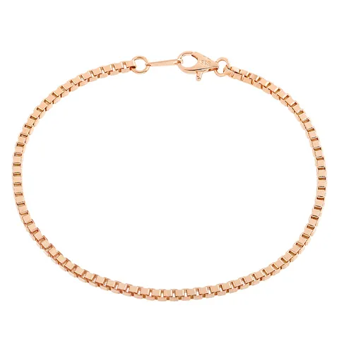 14K 박스 체인 남자 팔찌3.0