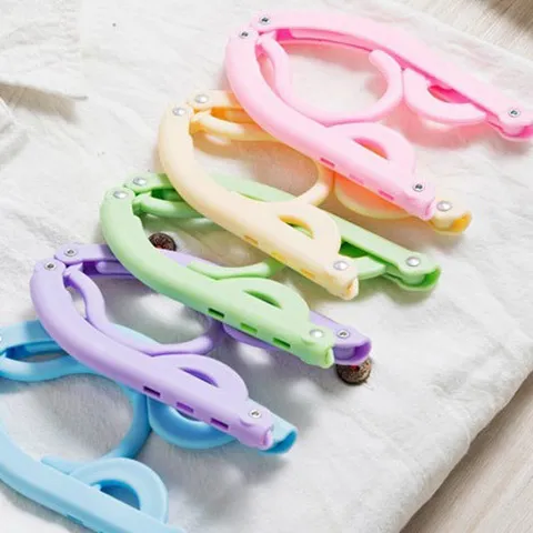 와인앤쿡 기본형 여행용 접이식 옷걸이1개랜덤