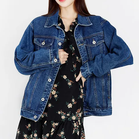 [하프클럽/엘케이트]엘케이트 여자 데님 자켓 LDZ711 여성 청자켓 아우터