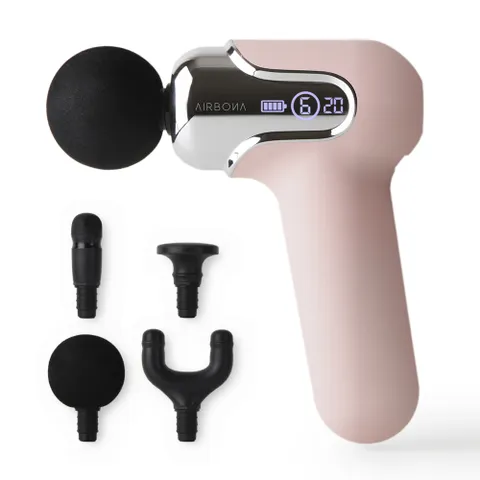 에어보나 초경량 미니 마사지건 안마기 1000 핑크