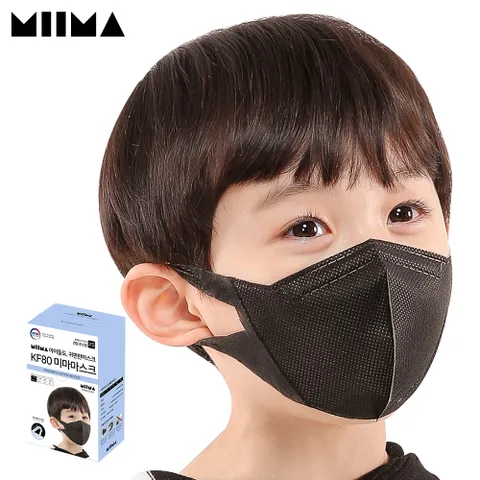 미마 보건용마스크 초소형 KF80 검정 30개입