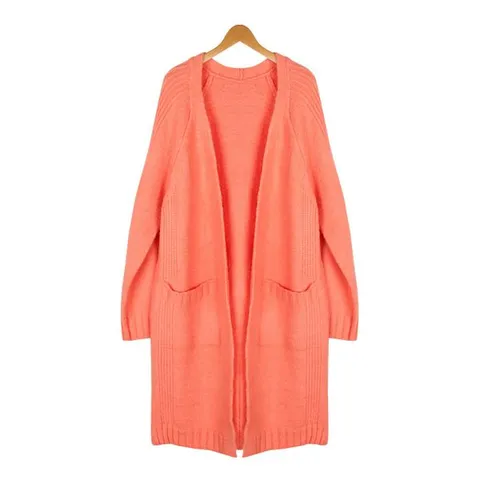 [하프클럽/비아인츠]위티Y 롱 오픈 니트 가디건