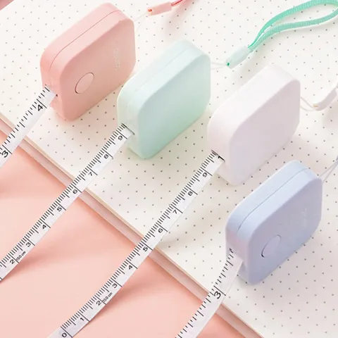 와인앤쿡 휴대용 사각 미니줄자 1개색상랜덤