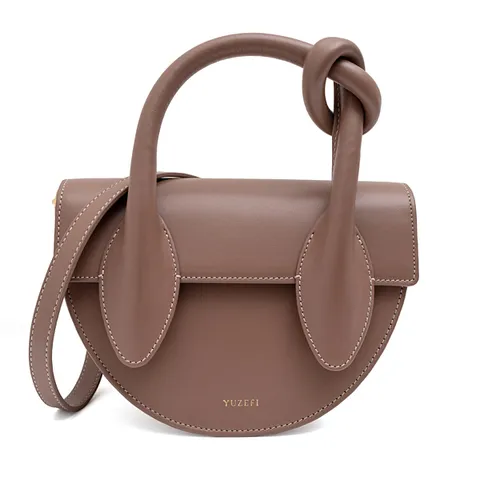 여성용 유제피 가죽 숄더/크로스백 DOLORES  브라운