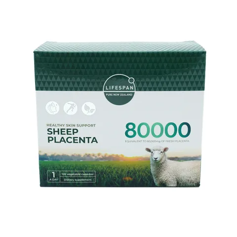 [해외직구] 라이프스팬 뉴질랜드 양태반 80000mg 120캡슐
