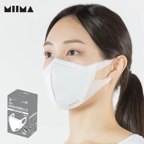 미마 보건용 마스크 KF94 흰색 소형 30개입