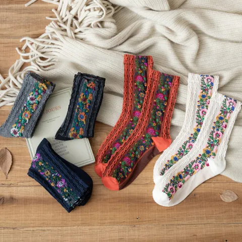 린폴리 중목 패션 양말