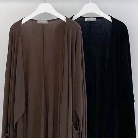 언발사선롱가디건 109E659S 빅사이즈 여성의류