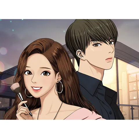 여신강림 주경과 수호 패브릭 보석십자수 38x52