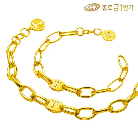 여자 순금 팔찌 할로우T  11.25g