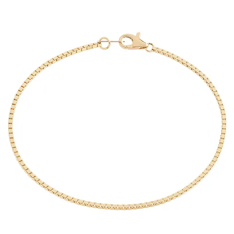 18K 박스 체인 남자 팔찌1.5