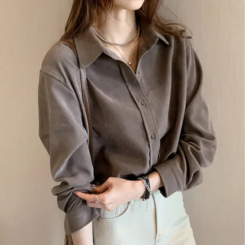 블라우스 골덴셔츠 캐주얼남방  LK-S007