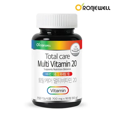 로니웰 토탈케어 멀티비타민 20 90정 3개월분
