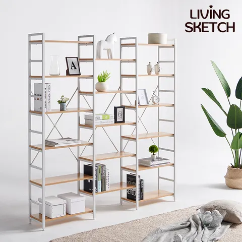 아이디 철제 ACA형 책장 서재 거실 인테리어 책장