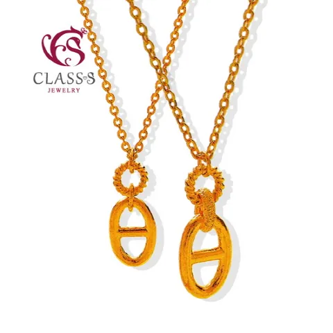 순금24K 바게뜨시리즈 목걸이_11.25g