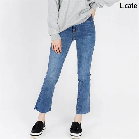 [하프클럽/엘케이트]엘케이트 여자청바지 LDM340 여성바지 부츠컷청바지 여성면바지