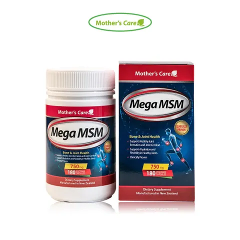 [해외직구]  식이유황 MSM 180캡슐