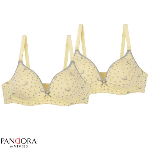 판도라by비비안 노와이어 면수유브라 A컵 2매 pbr1546