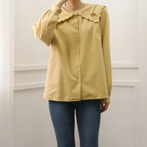 빅사이즈 109 러블리세라롱블라우스 DWBE788