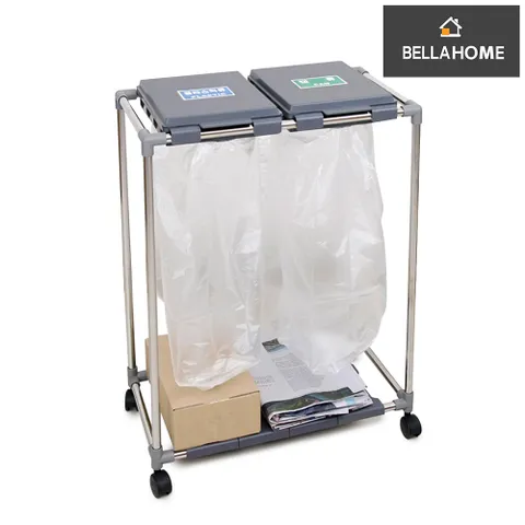 [벨라홈] 재활용 분리수거함 2단CN8483