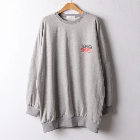 아이우먼 데일리오버롱맨투맨 KYF444M110 빅사이즈