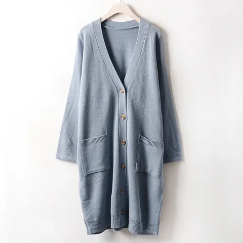 아이우먼 데일리 트임 롱 가디건 EB1690M110 빅사이즈