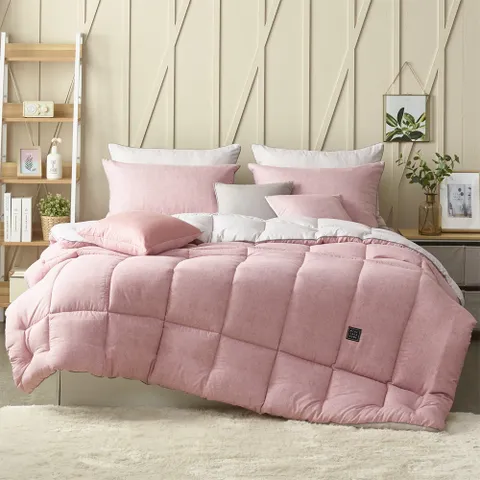 [자자홈]시크릿 쎄미마이크로 차렵이불토퍼베개세트SS