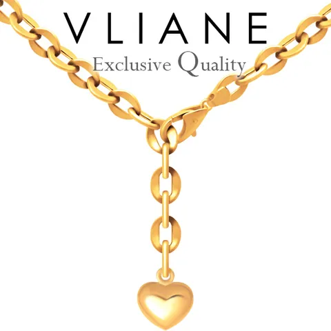 18K 오투 하트 목걸이 Large