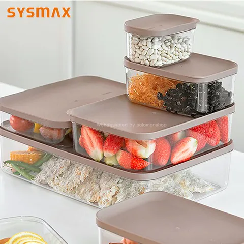시스맥스 냉장고소분용기 A세트/밀폐용기/김치통/쌀통/반찬통