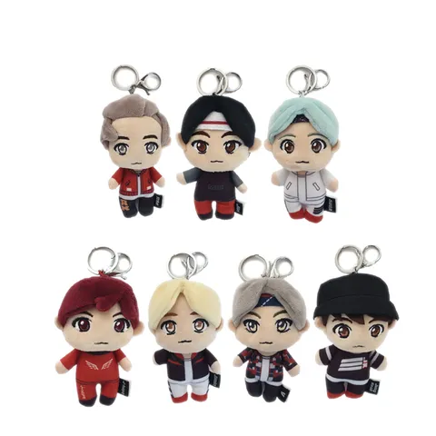 TinyTAN 방탄소년단 키링 BTS 인형 캐릭터 굿즈 휴대폰 자동차 열쇠 가방 장식 고리