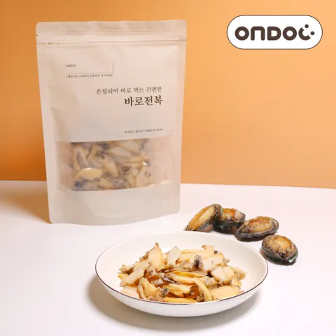 완도 손질전복 슬라이스 200g