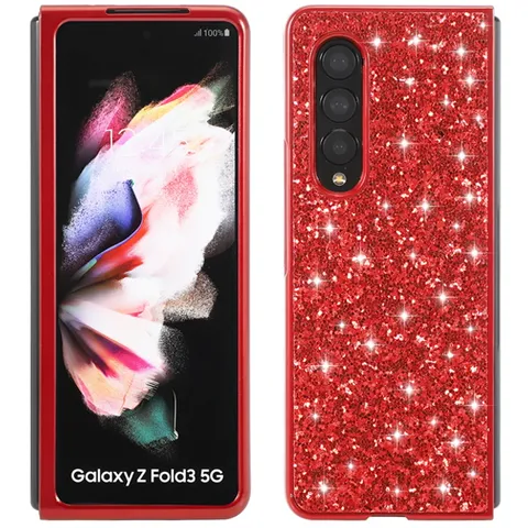 갤럭시Z폴드3 제트 지 글리터 스팽글 보호 하드 핸드폰 케이스