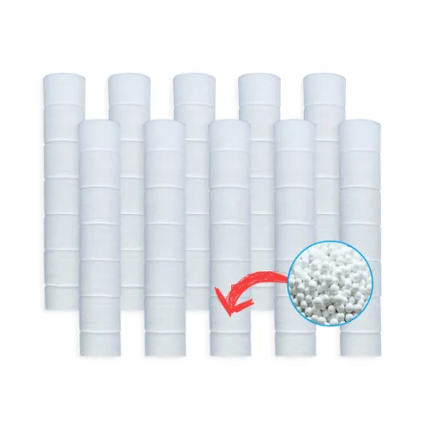 [ 호환 ]  하비비 절수 필터 샤워기 국내산 염소필터 10개