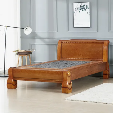 여명돌침대 청맥반석 돌 싱글 S 큰백조 침대