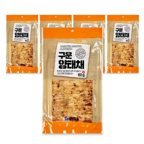 구운 양태채 쥐포 안주 60g x 5개