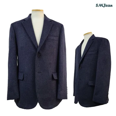 SMJ1021 잔피엘 모직 콤비 자켓 남자 캐주얼 자켓 중년 남성 겨울 자켓 콤비