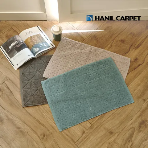 [한일카페트] 테리 코튼 타월 순면 호텔식 욕실 발매트