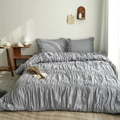 오가닉코튼100 셔링 드레스 침구풀세트 SK