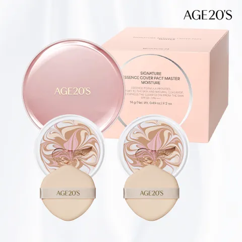 [에이지투웨니스] 시그니처 에센스 커버 팩트 마스터 모이스처(케이스1+리필2) (SPF50+ PA++++)