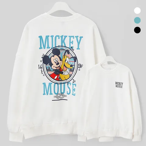 [MNC] 정품미키 박스핏 맨투맨 MDMT051SM