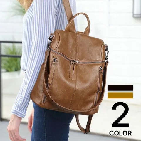 [브리치]  / 드레스허그 가죽 수입 백팩