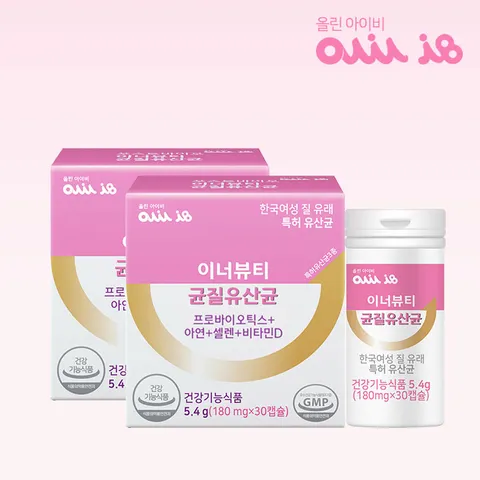 이너뷰티 특허 여성 균질유산균 2박스