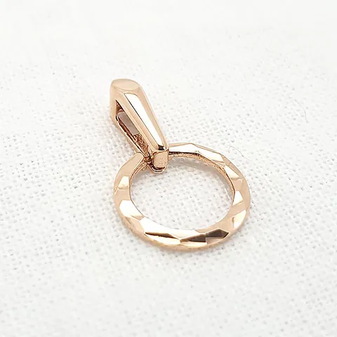 [현골드앤실버] (오늘 출발) 14k 컷팅 서클 원뿔 기둥 팬던트 여자 금 팬던트(당일발송)